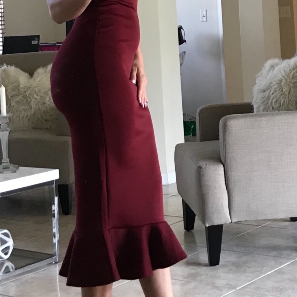 PrettyLittleThing Mermaid Bodycon Dress